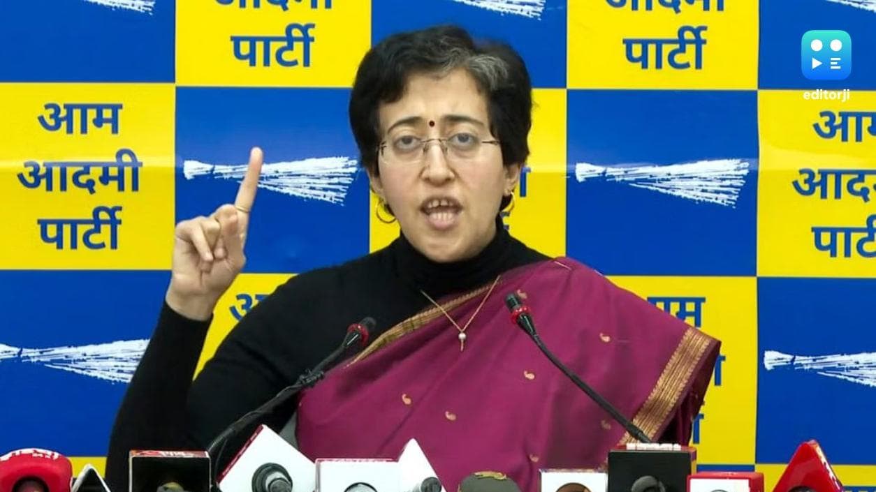 Delhi CM Atishi accuses Haryana of water terrorism over rising ammonia levels in Yamuna
