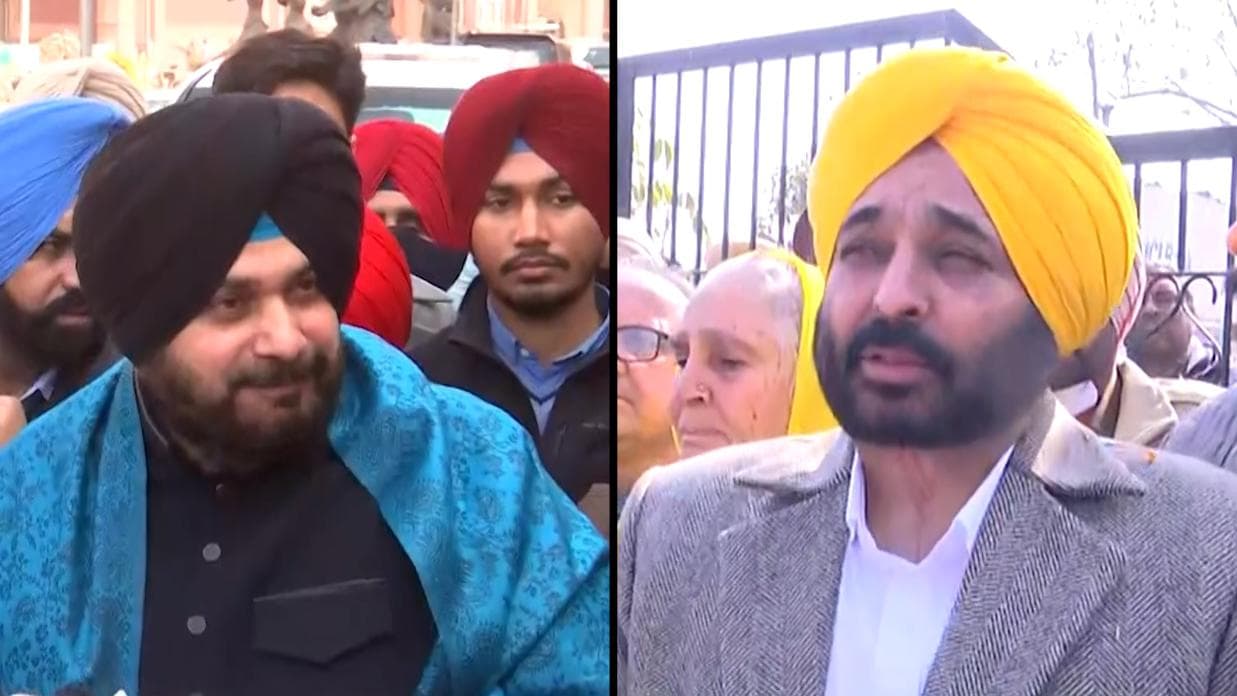 Punjab: Sidhu's 'danda-tantra' warning, Mann's request while filing nominations