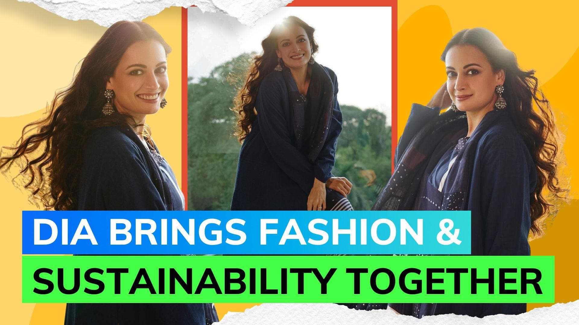 Dia Mirza stuns in completely recycled outfit, know all about it