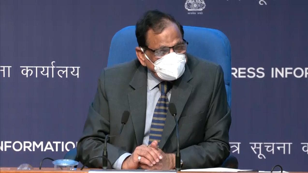Dr VK Paul: expect 14 lakh Covid-19 cases daily if UK-like coronavirus wave sweeps India