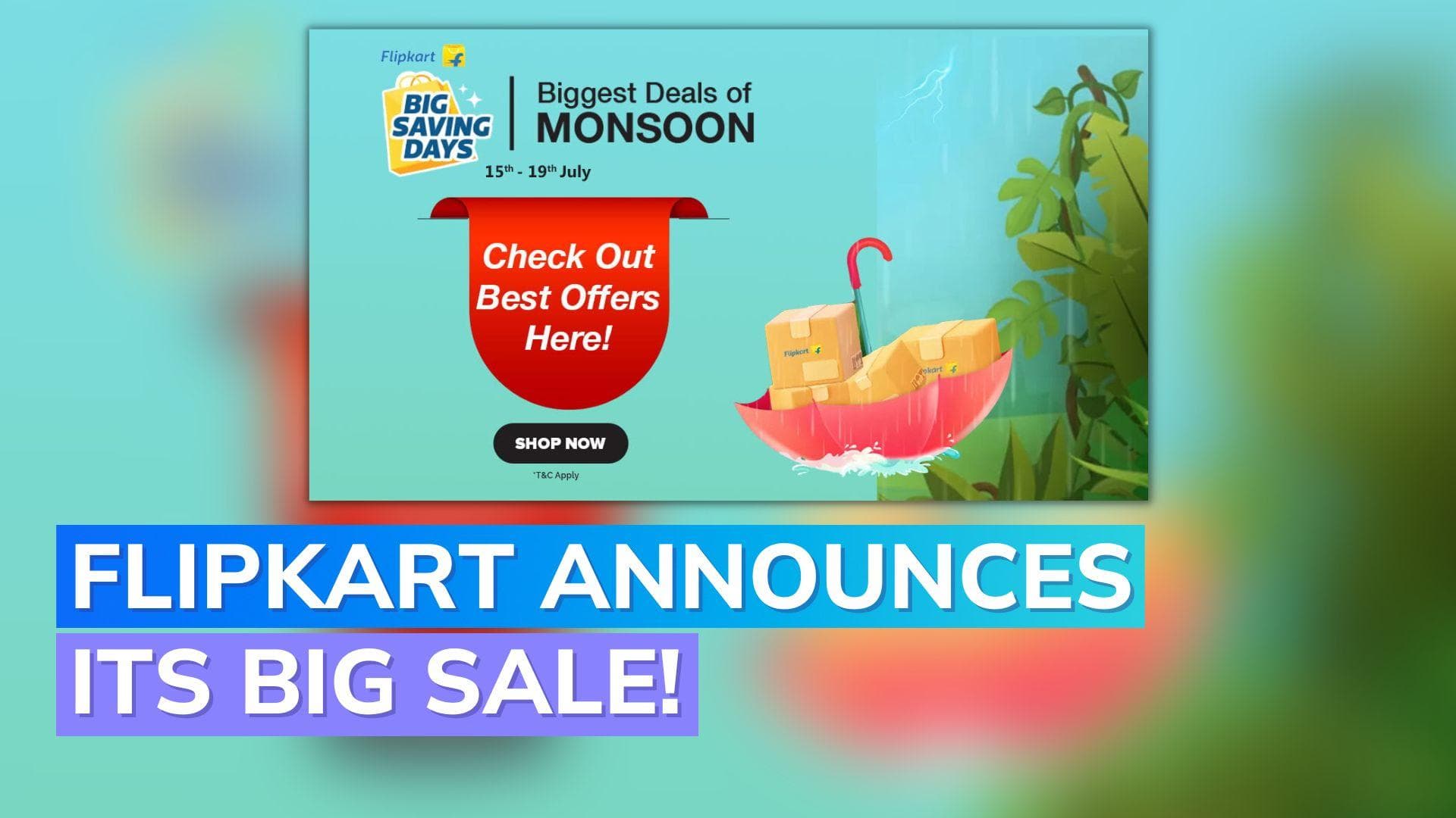Flipkart Big Saving Days 2023 announced: Sale start date, biggest deals on smartphones, laptops, TVs