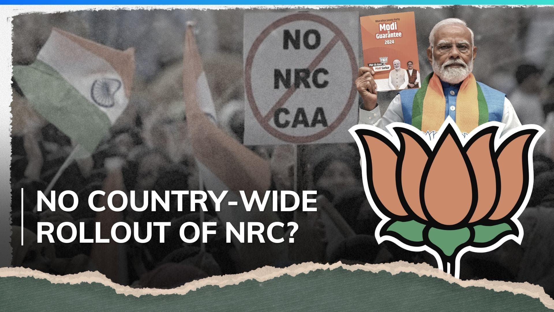 In BJP's 2024 'Sankalp Patra', no mention of NRC 