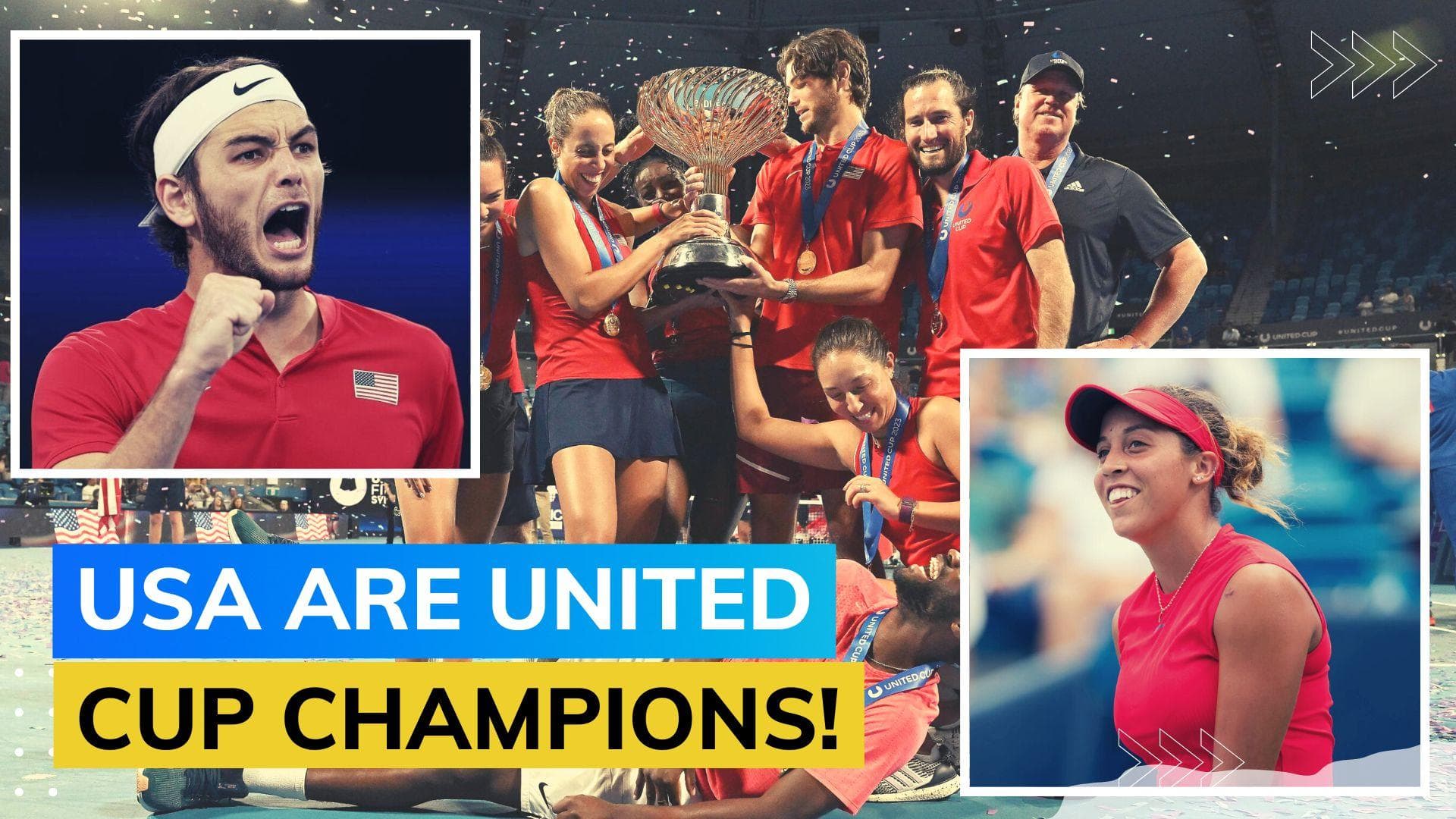 USA beat Italy to lift inaugural United Cup