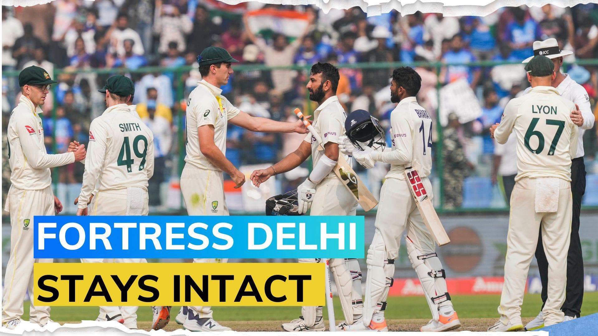 IND vs AUS: India go 2-0 up with 6-wicket win in Delhi, retain Border-Gavaskar Trophy