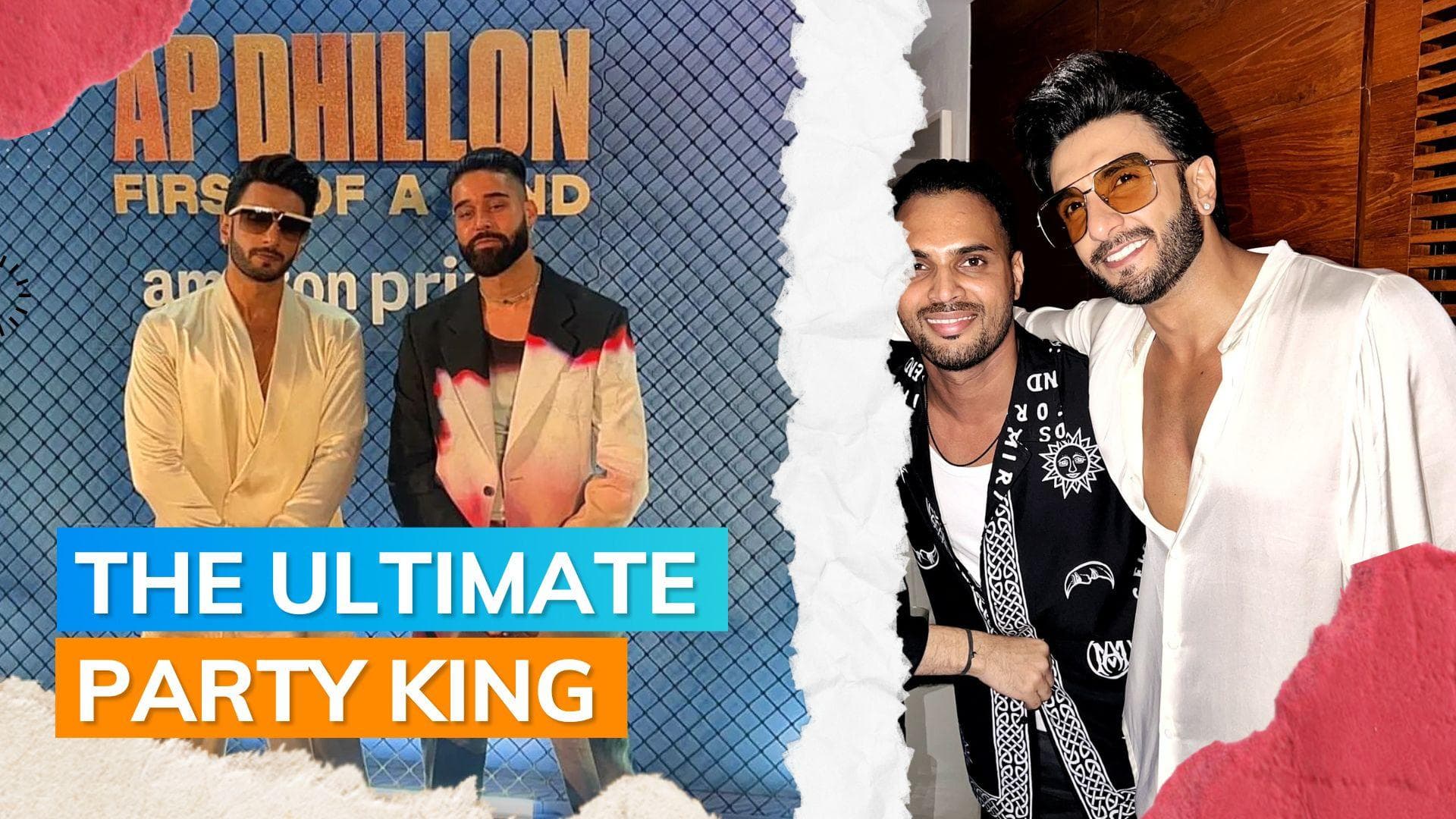 Inside Ritesh Sidhwani's birthday bash: Ranveer Singh turns DJ; grooves to 'Brown Munde' with AP Dhillon