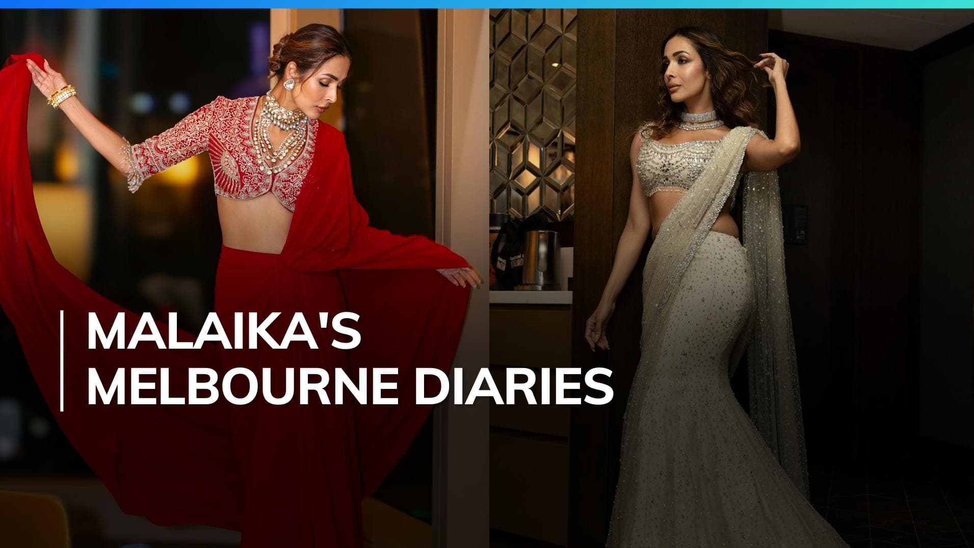Malaika Arora shines in stunning Indian attires at IFFM 2024, leaves fans in awe | Watch