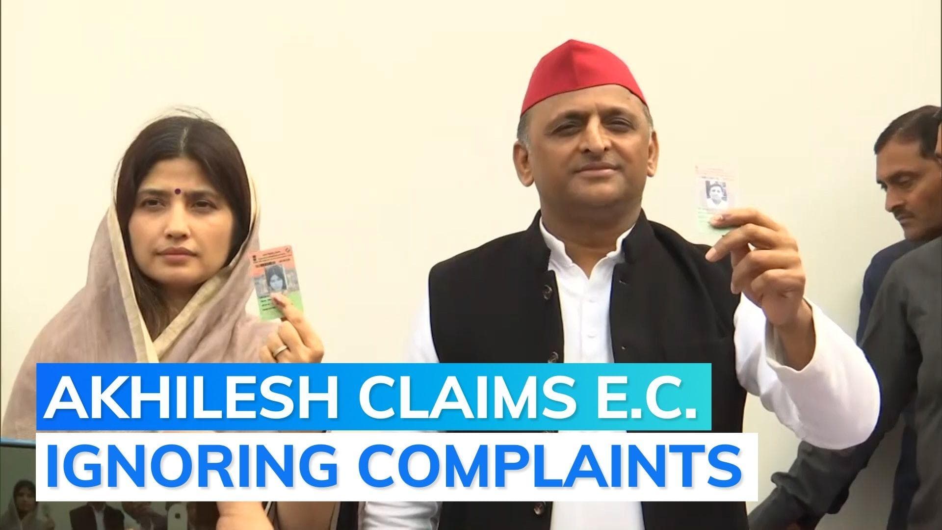 'Police not letting people vote': SP chief Akhilesh Yadav on Mainpuri, Rampur bypolls in UP