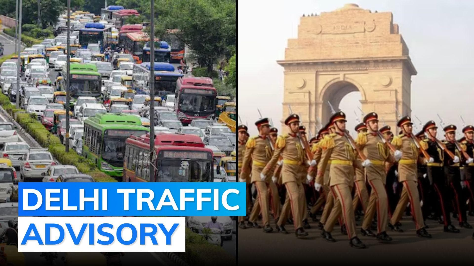 Republic Day parade rehearsal likely to affect Delhi traffic 