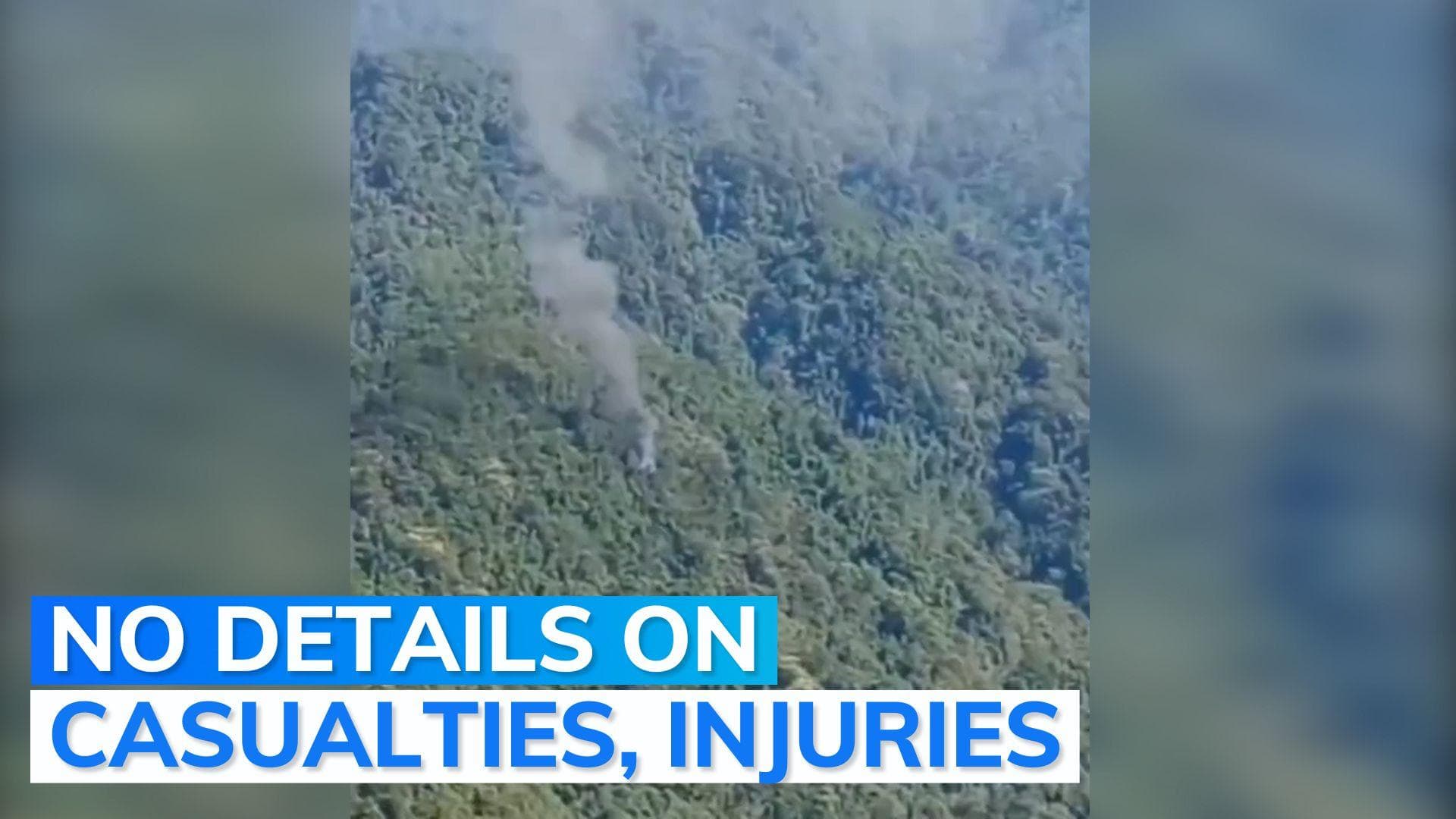 Military chopper crashes in Arunachal's Siang district: officials