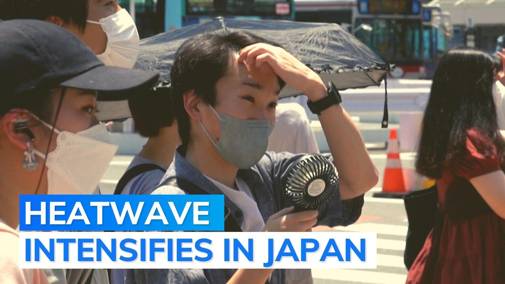 Japan brings out 'special' umbrellas for kids amid heatwave