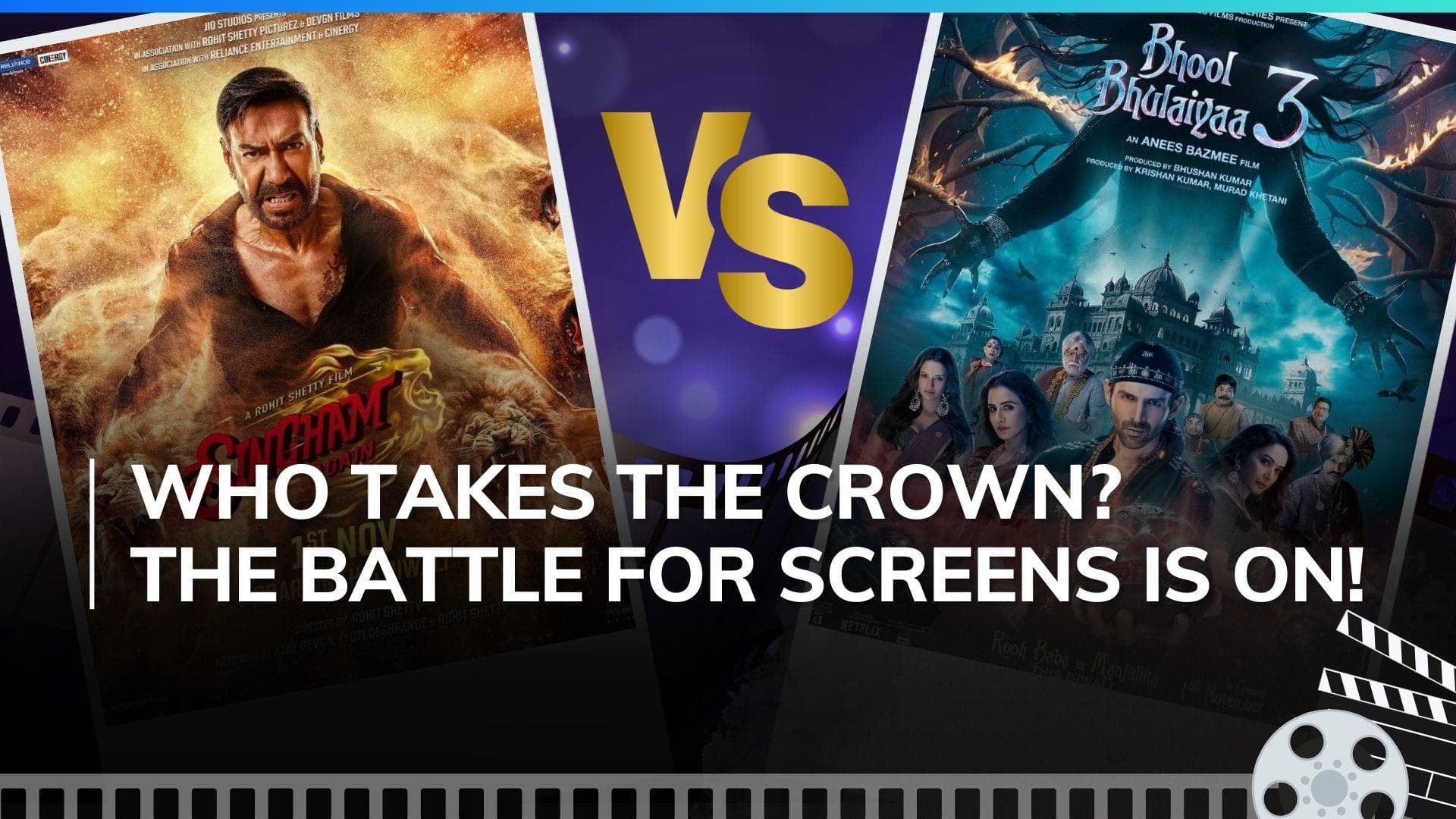 Singham Again vs. Bhool Bhulaiyaa 3: T-Series Asks CCI for 50% Screens in Epic Ajay-Kartik Showdown!