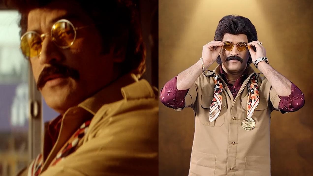 MS Dhoni takes on Rajini avatar for an IPL video, looks unrecognizable in a khaki shirt and moustache
