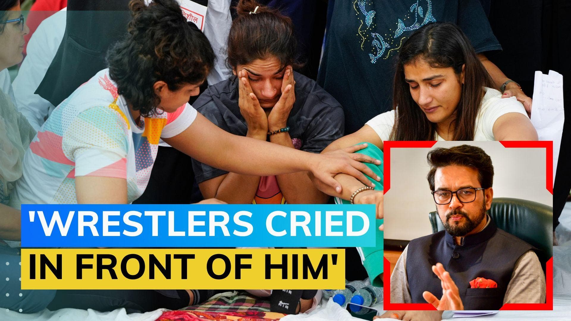 Wrestlers Protest: Vinesh Phogat alleges Sports Minister Anurag Thakur never acted on their complaints