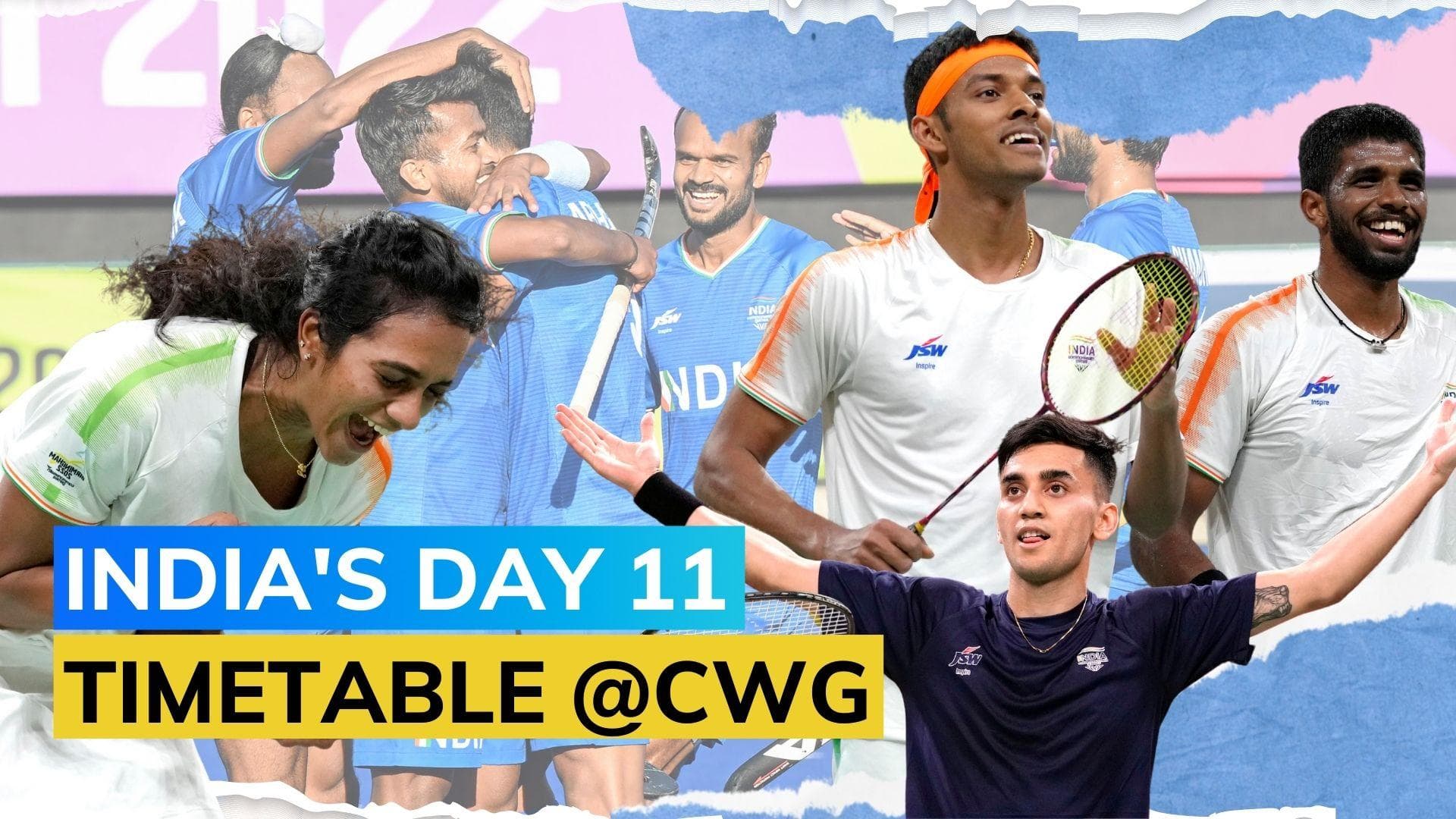 CWG India's Day 11 full schedule: IND vs AUS Hockey, PV Sindhu, Lakshya Sen & Sharath Kamal in action