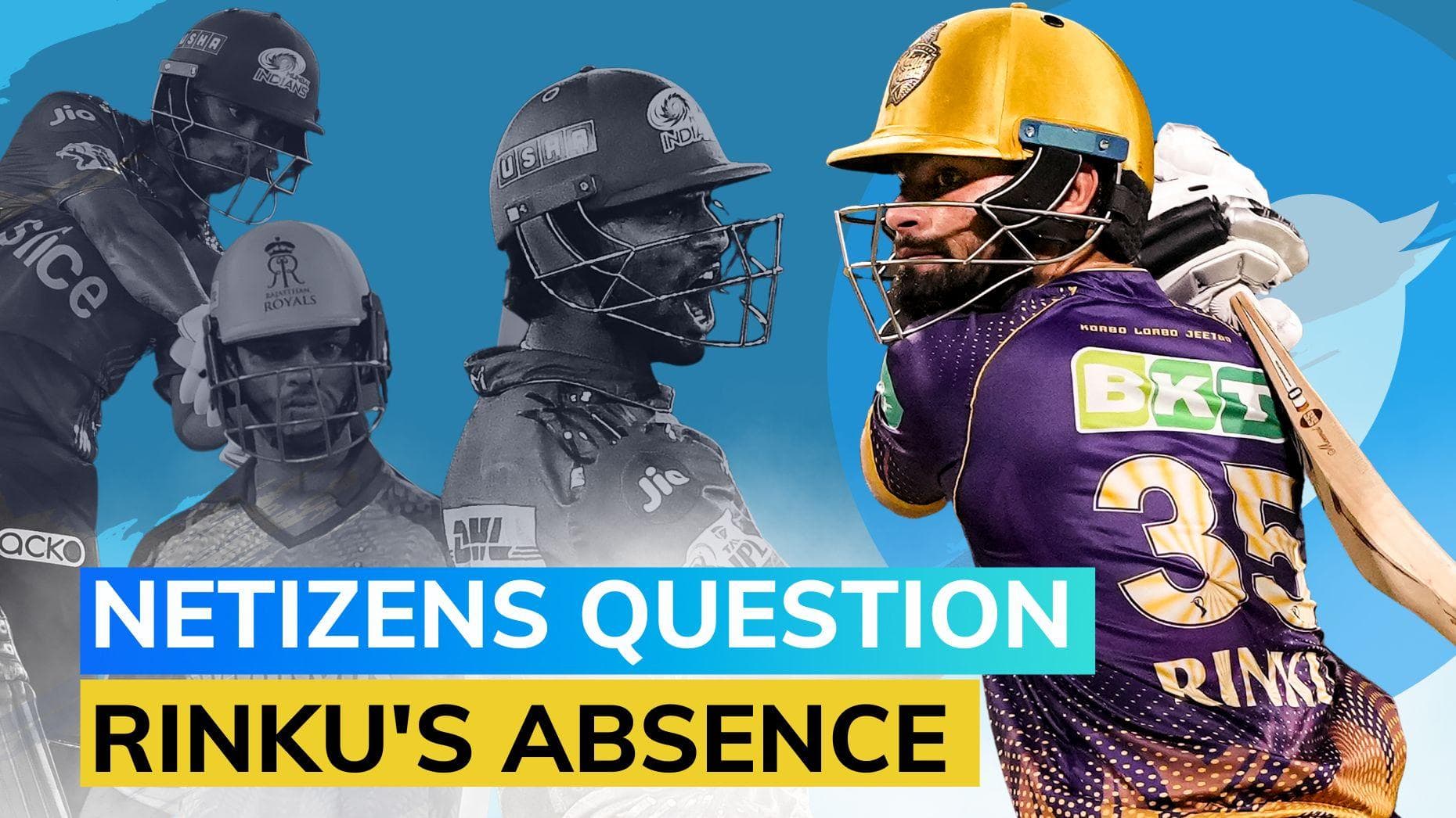 Rinku Singh: KKR batter's exclusion from Indian squad for WI T20Is leaves fans baffled | IND vs WI