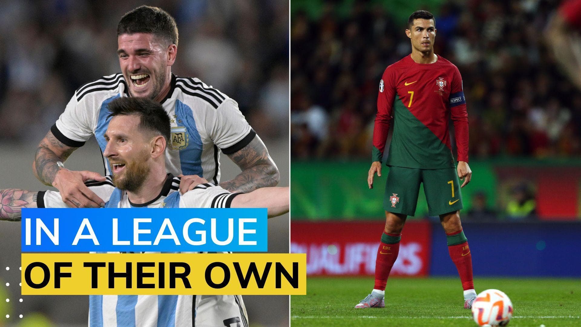 Lionel Messi scores 800th career goal, Cristiano Ronaldo makes record appearance for Portugal