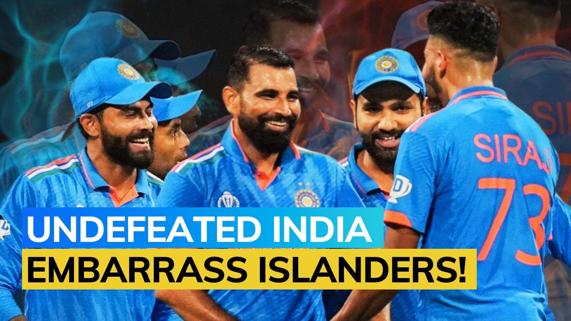 IND vs SL: Hosts India book semis berth with record 302-run win vs Sri Lanka in Cricket World Cup