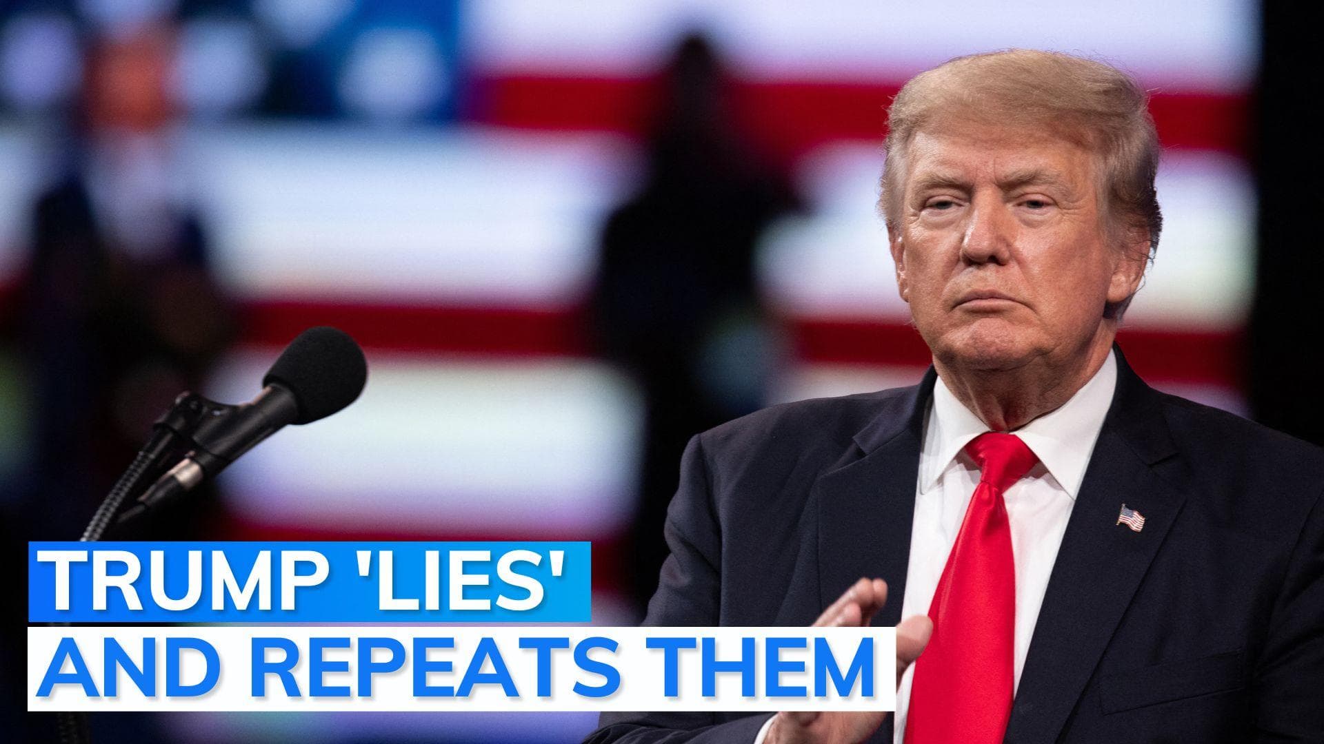 Donald Trump returns to Washington for first time since Capitol riots, repeats poll lies