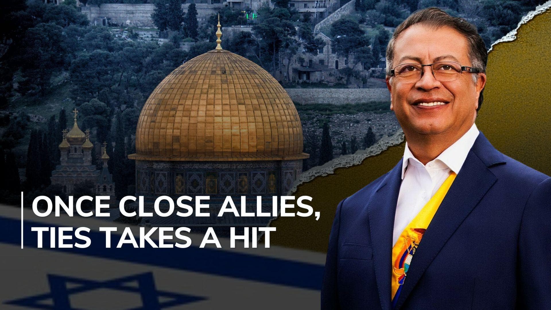 Colombia's president says country will break diplomatic relations with Israel over war in Gaza