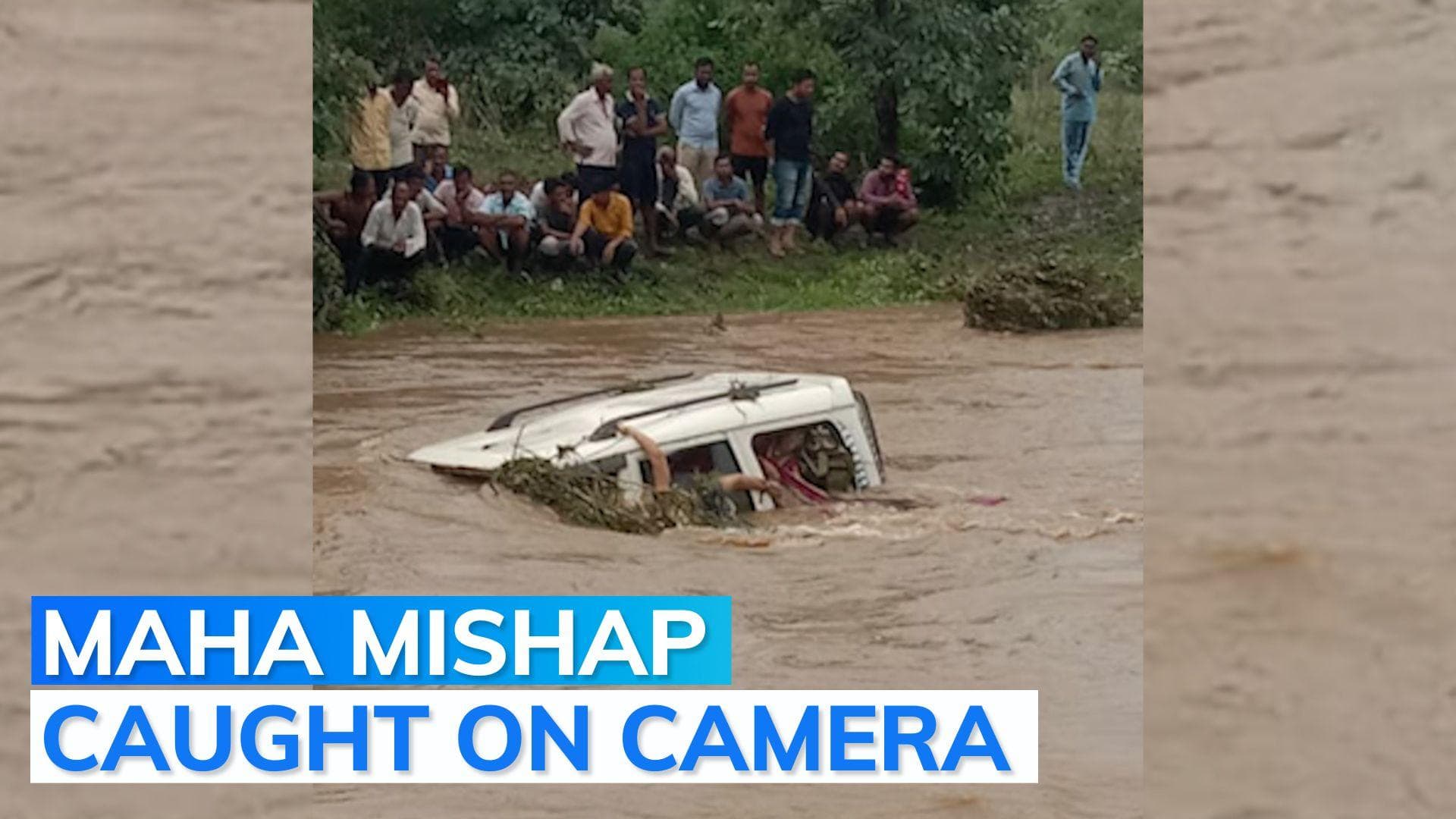 Video: SUV swept away from flooded bridge in Maharashtra, 3 dead 