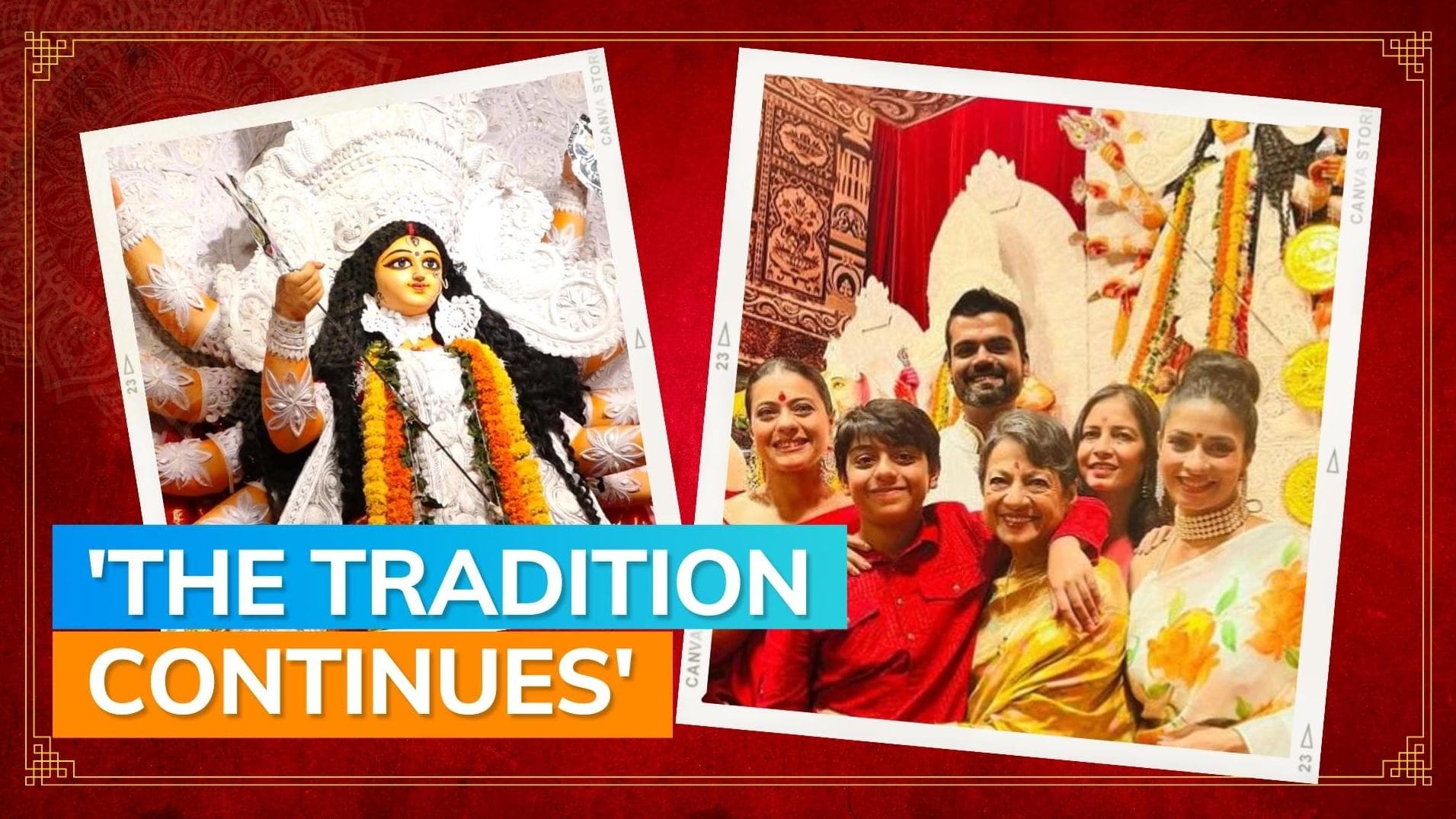 Kajol is a proud mother as son Yug serves bhog during Durga puja, shares video on social media 