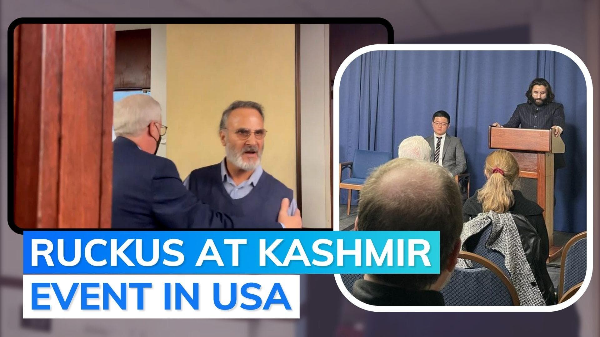  Separatists disrupt panel discussion on Kashmir in US, removed from venue