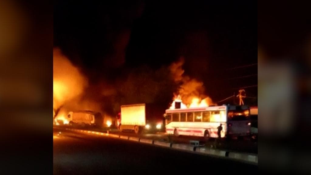 On camera: oil tanker explodes in Sierra Leone, killing at least 92