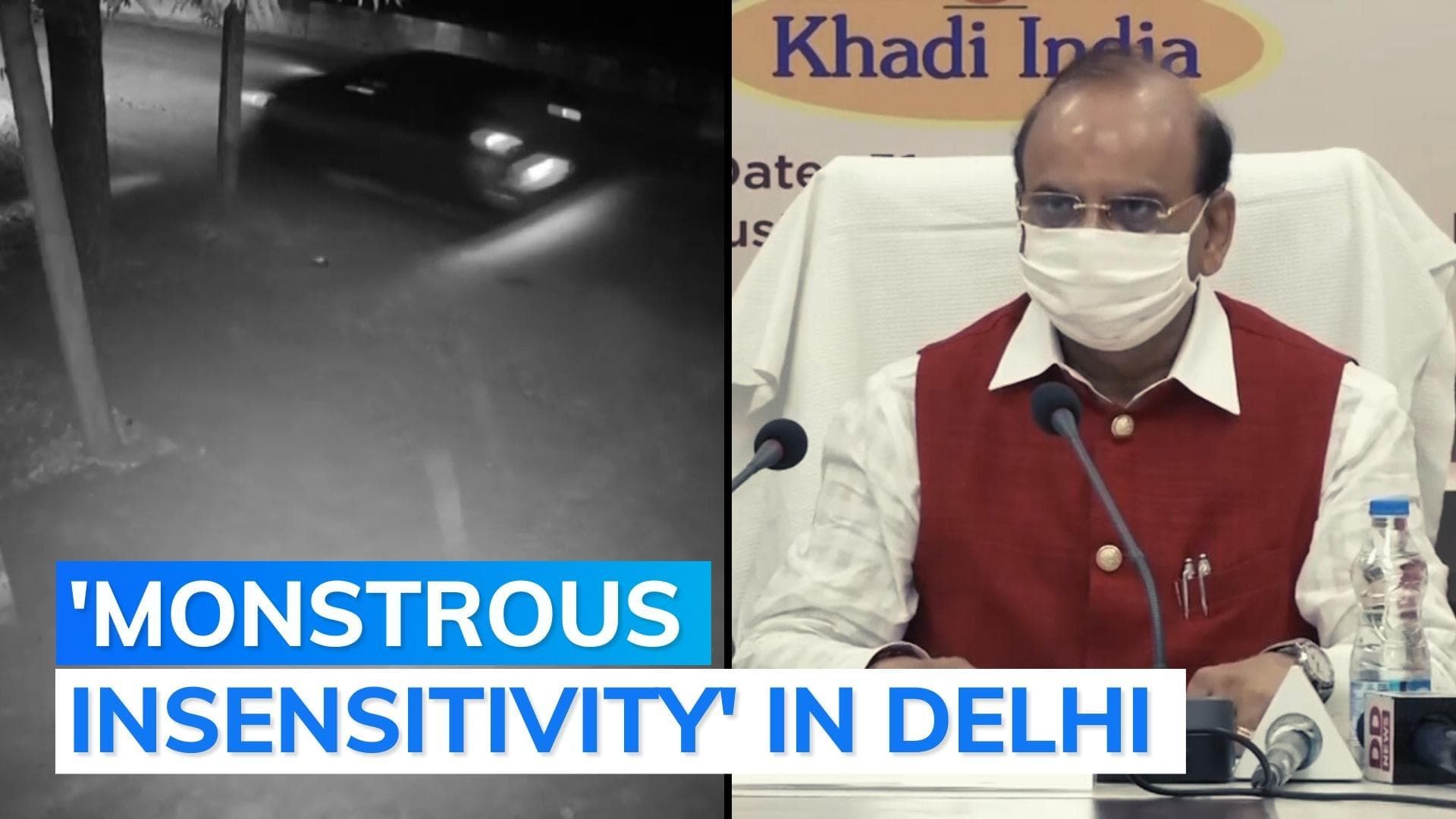 Woman dragged by car: Delhi LG appeals against 'opportunistic scavenging', says 'head hangs in shame'