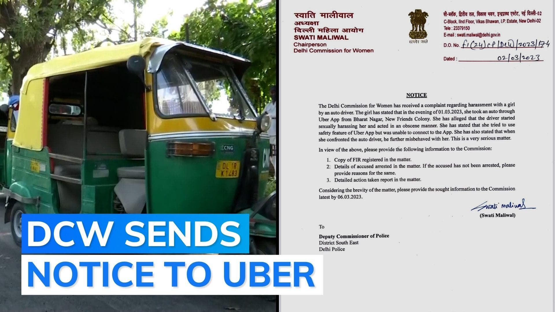 Delhi: Uber driver arrested for misbehaving with female journalist 