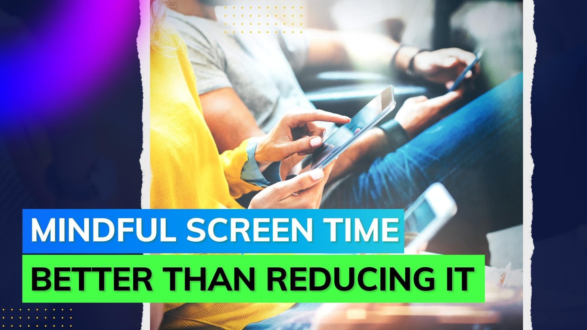 Study suggests managing screen time can improve productivity. Find out how