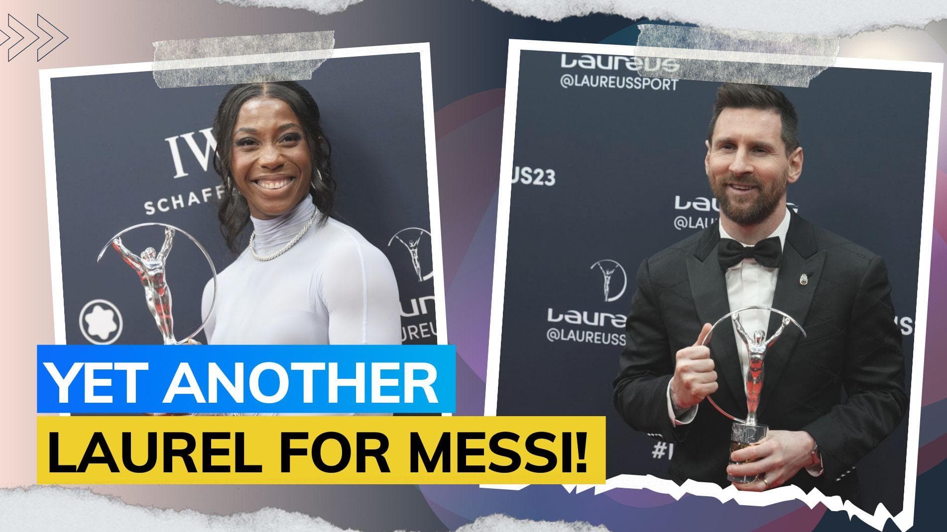 WATCH: Lionel Messi, Fraser-Pryce win top Laureus World Sports Awards 2023