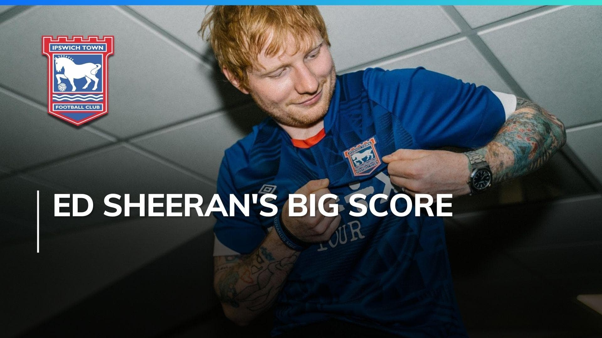 British Singer Ed Sheeran Buys Stake In Football Club Ipswich Town FC