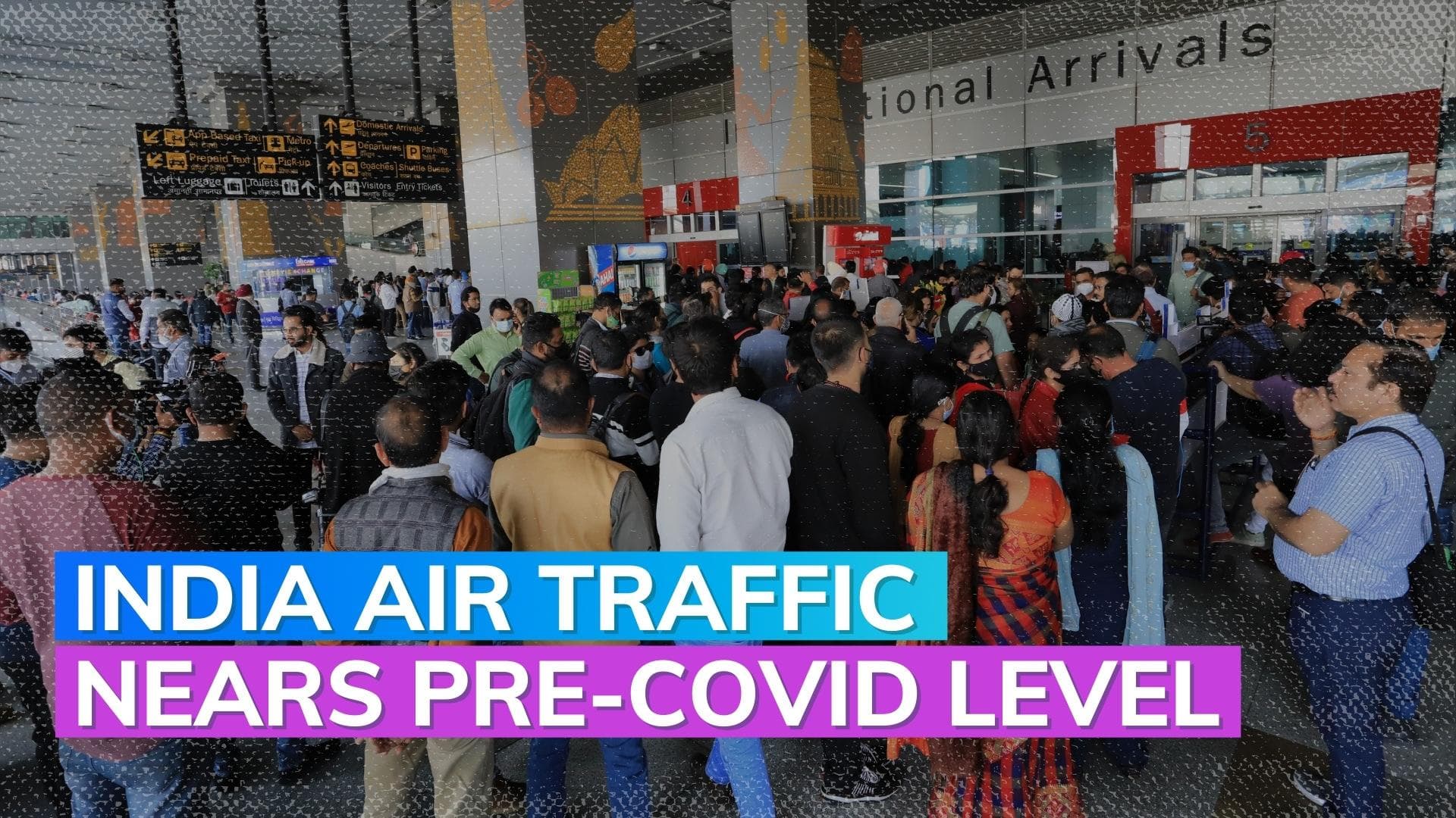 India's domestic air travel now at 85% of pre-Covid level