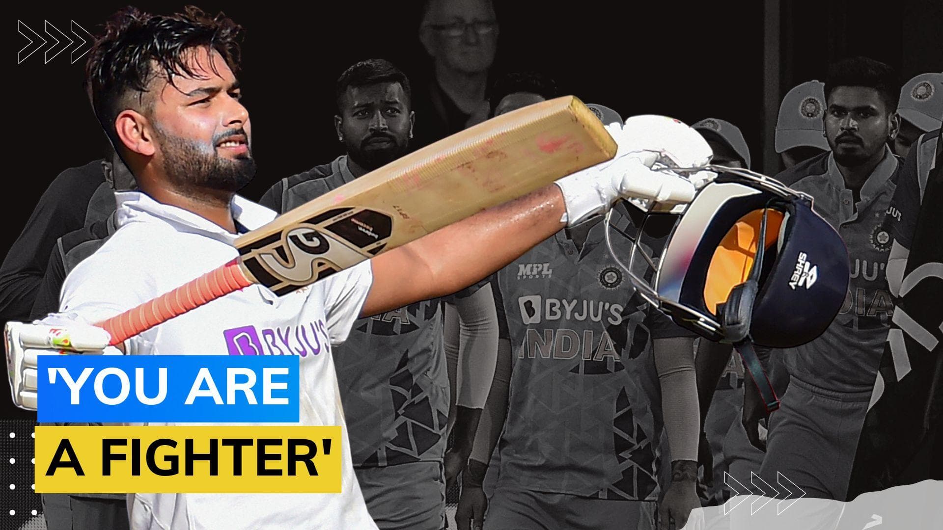 WATCH: Rahul Dravid, Hardik Pandya lead wishes by Team India for Rishabh Pant