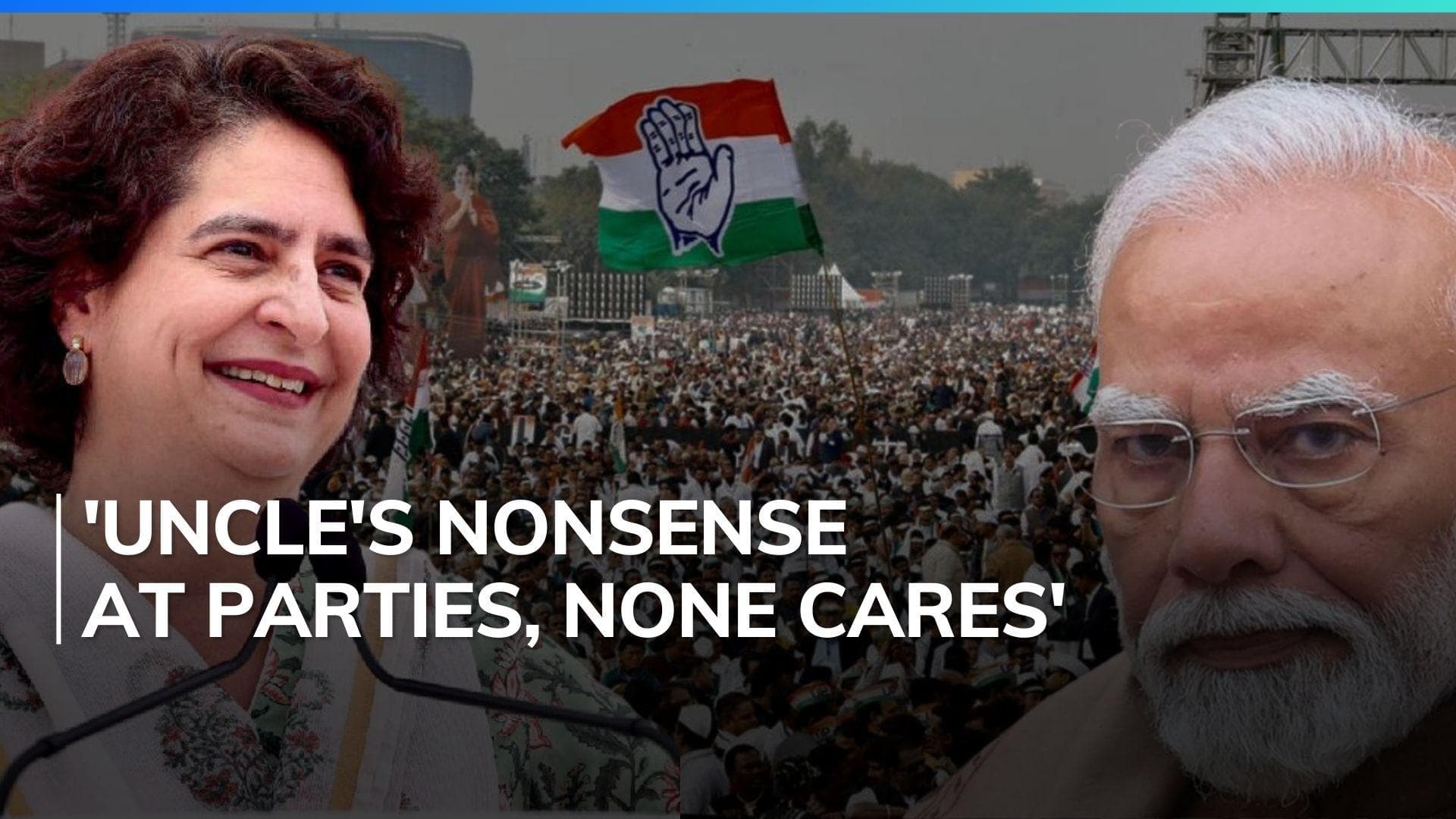 Watch: Priyanka mocks Modi's wealth distribution claim with uncle ji jibe | Lok Sabha 2024