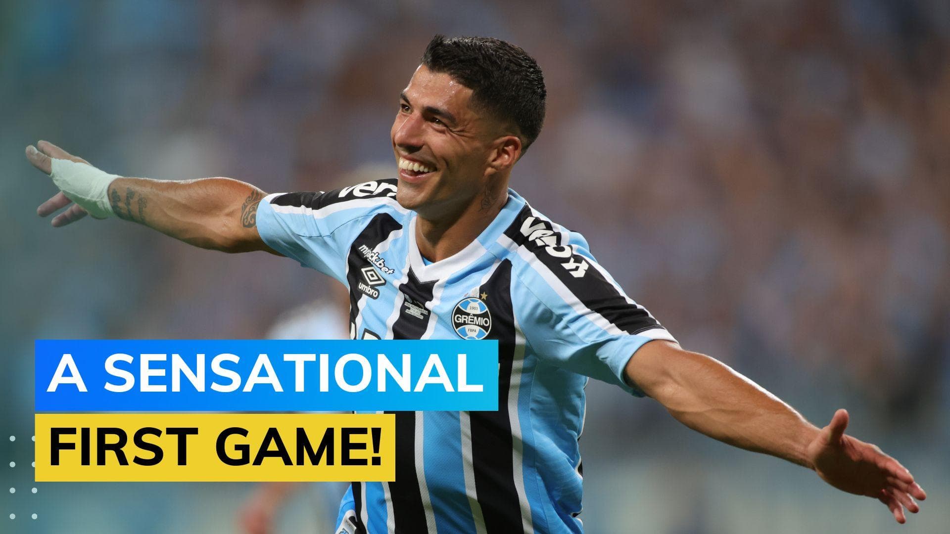 WATCH: Luis Suarez scores hat-trick on Gremio debut in Brazil