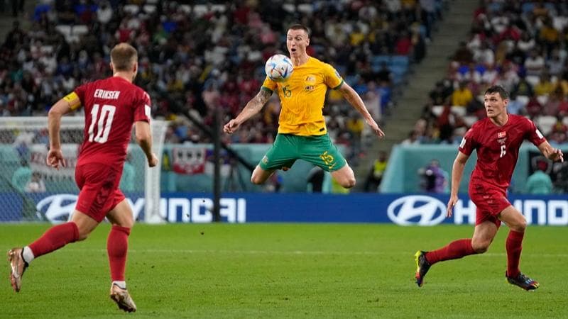 FIFA World Cup 2022: Australia join France into the last 16 after beating Denmark 1-0
