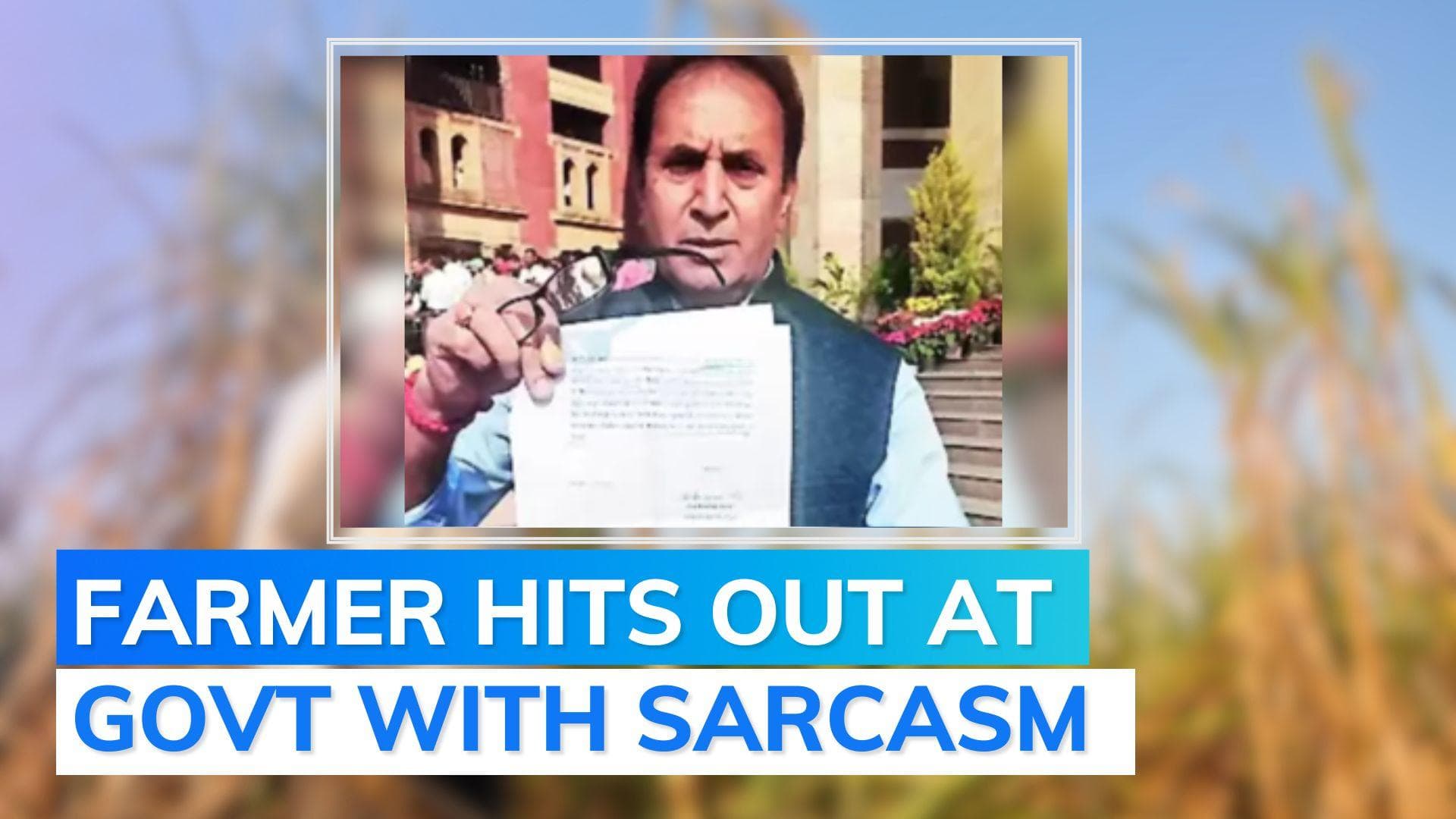 'Would need police protection for this huge amount...': farmer gets ₹53 as crop loss payout