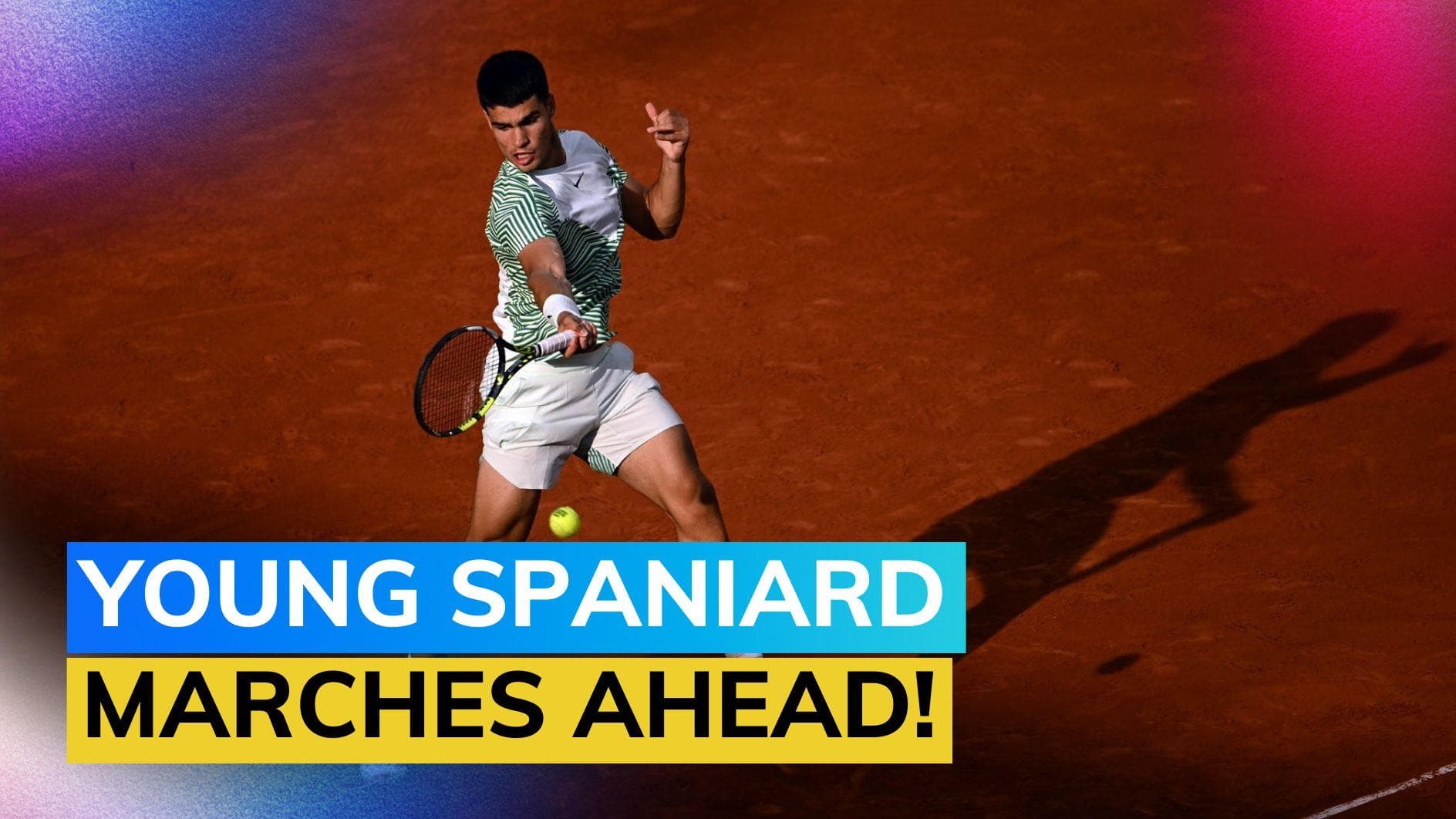 French Open: Carlos Alcaraz books spot in third round after beating Taro Daniel