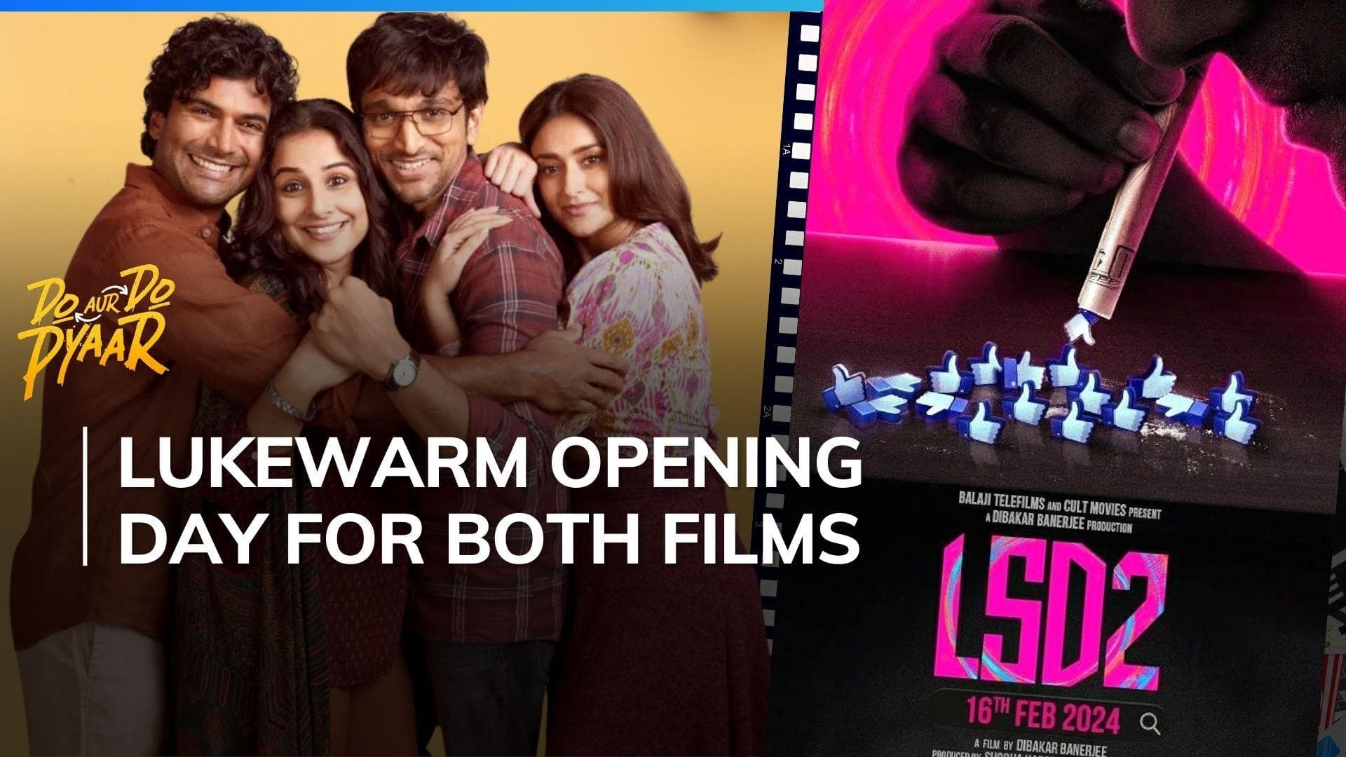 'Do Aur Do Pyar' vs 'Love Sex Aur Dhokha 2' box office: Which film fared better? Know here 