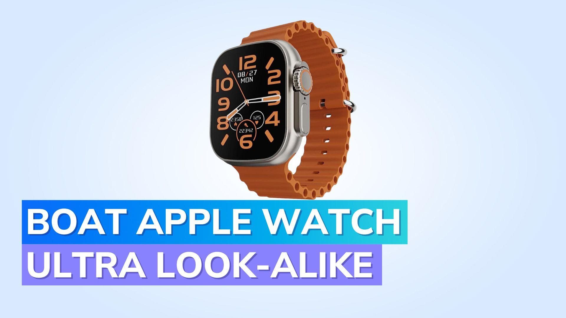 boAt launches Apple Watch Ultra lookalike: Wave Elevate smartwatch under Rs 2,500