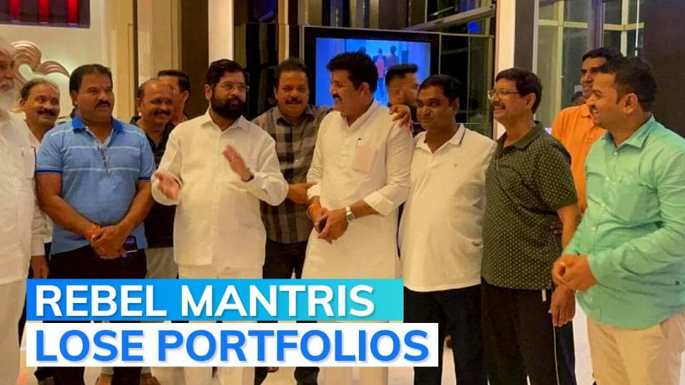 Maha political crisis: CM hands over portfolios of 9 rebel ministers to other ministers