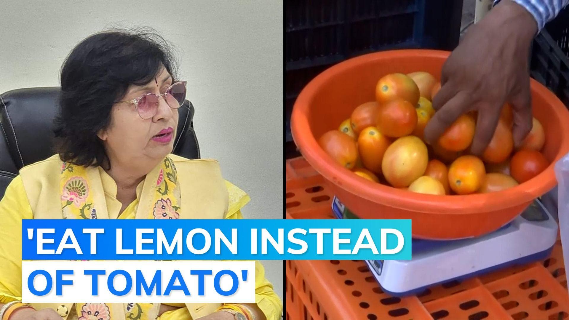 'Stop eating tomatoes, prices will fall': UP Minister