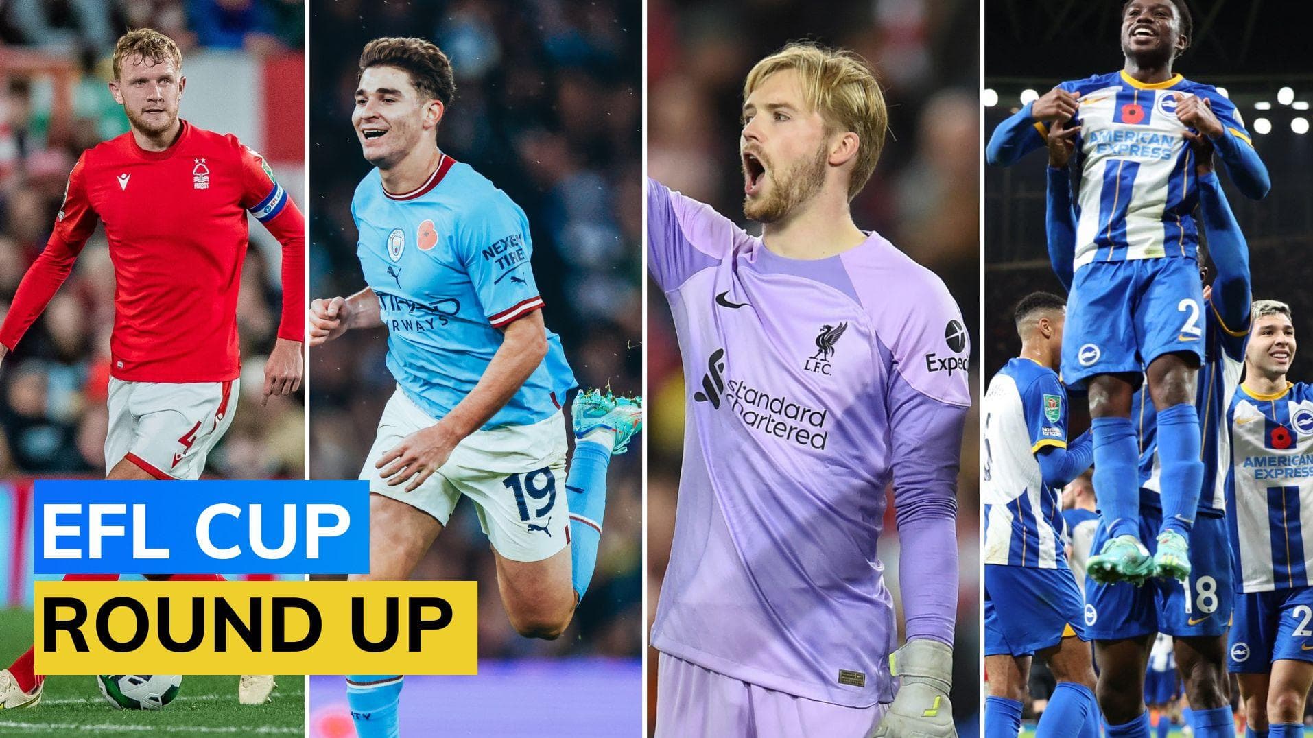 Carabao Cup: Arsenal & Spurs knocked out; Liverpool win in penalty shootout; Man City beat Chelsea