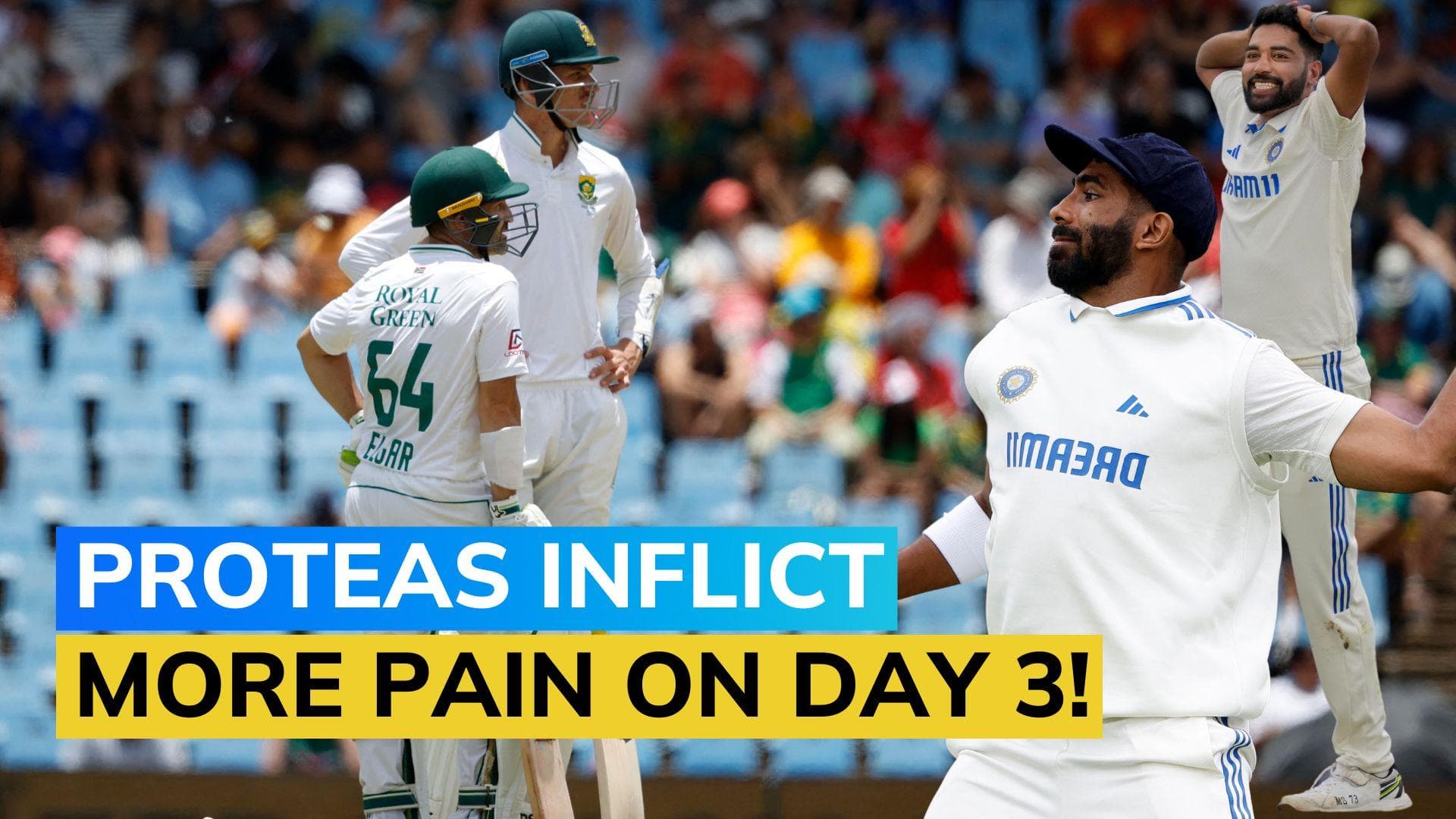 Dean Elgar-Marco Jansen pile misery on India as South Africa take 163-run lead | IND vs SA 1st Test