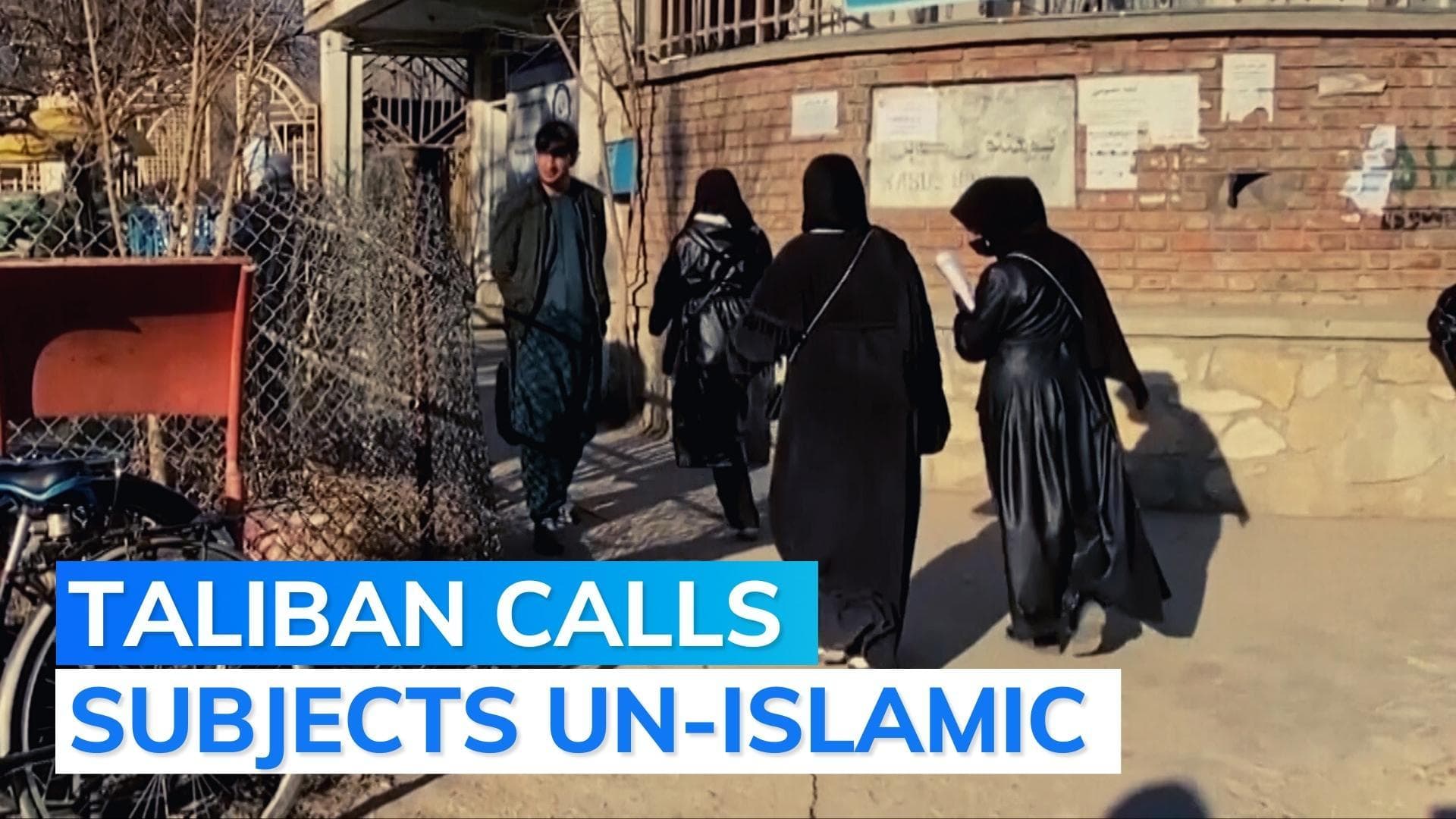 Taliban minister defends ban on women studying in universities