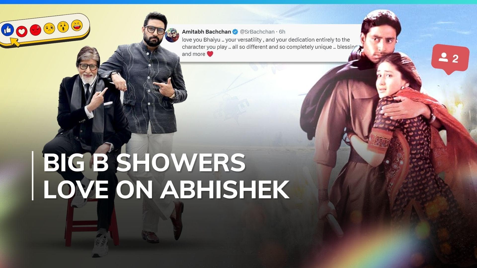 'Refugee' clocks 24 years: Amitabh Bachchan pens heartfelt note for Abhishek; praises his versatility