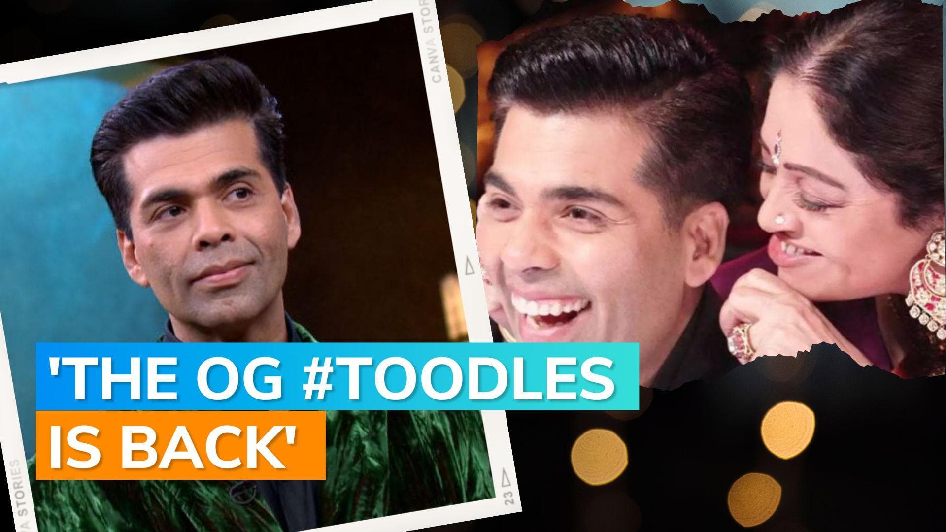 Kirron Kher jokingly refers to Karan Johar as 'Anarkali' in this ROFL video from Bachchan's Diwali bash