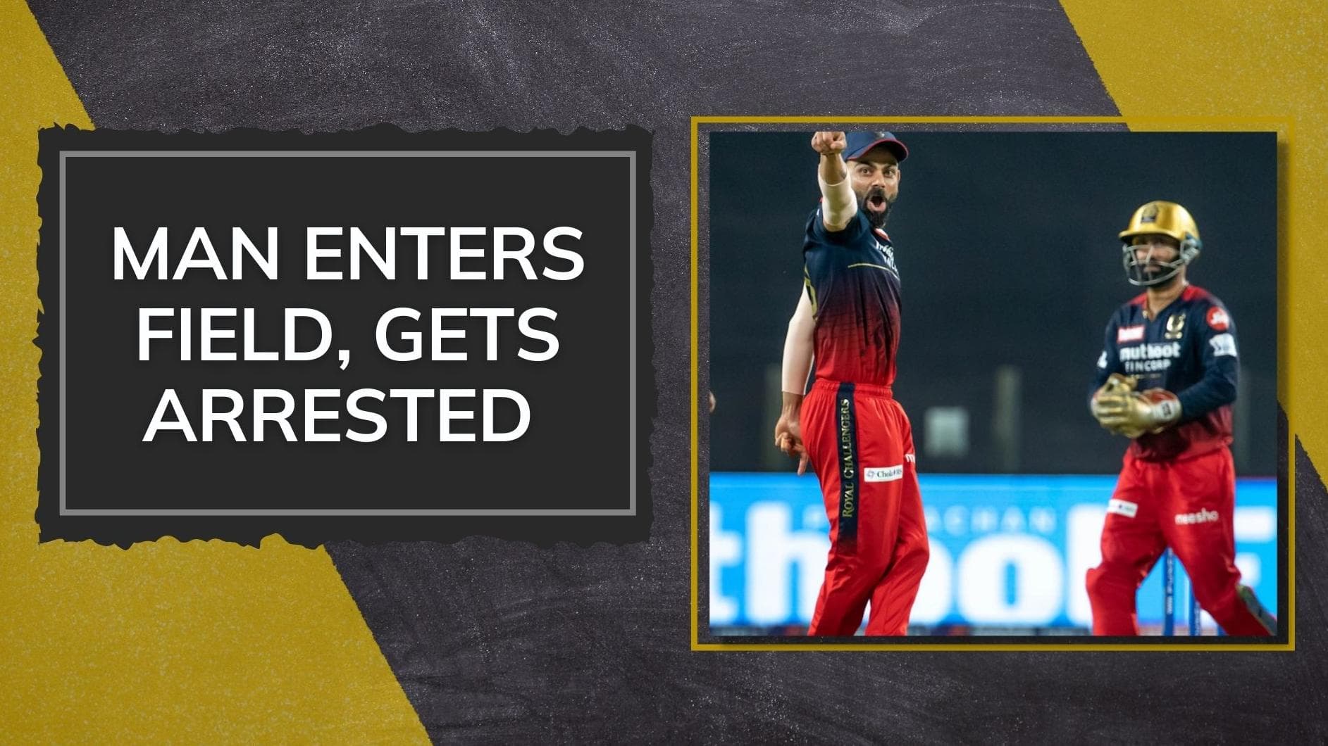 IPL 2022: Man arrested after invading a match and giving fist bumps to Kohli, Rohit