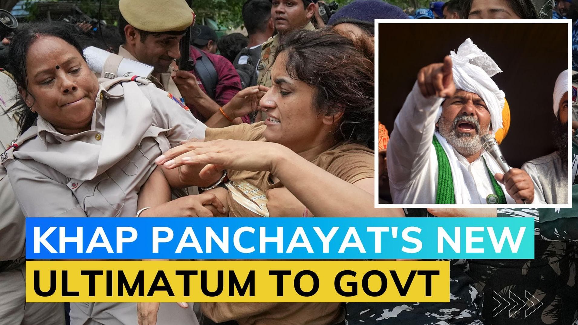 Wrestlersʼ Protest Arrest Brij Bhushan or grapplers will return to